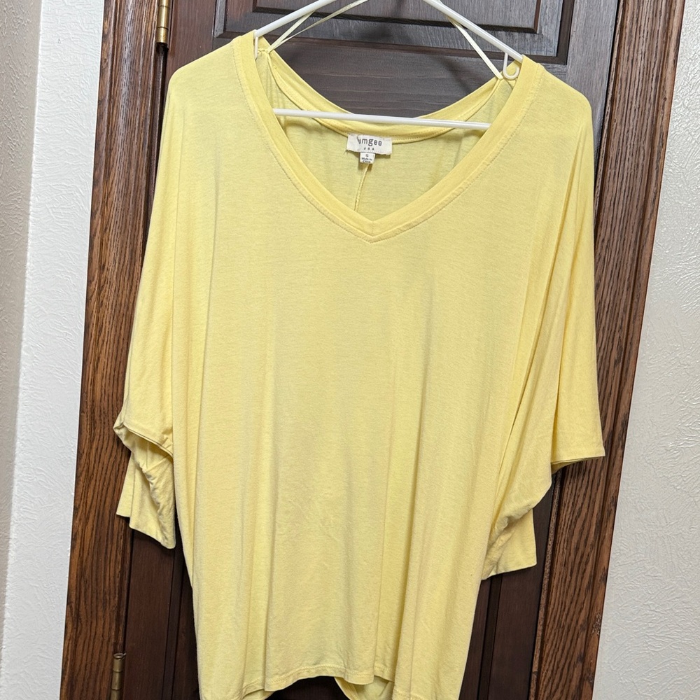 Umgee Light Yellow Women's Blouse